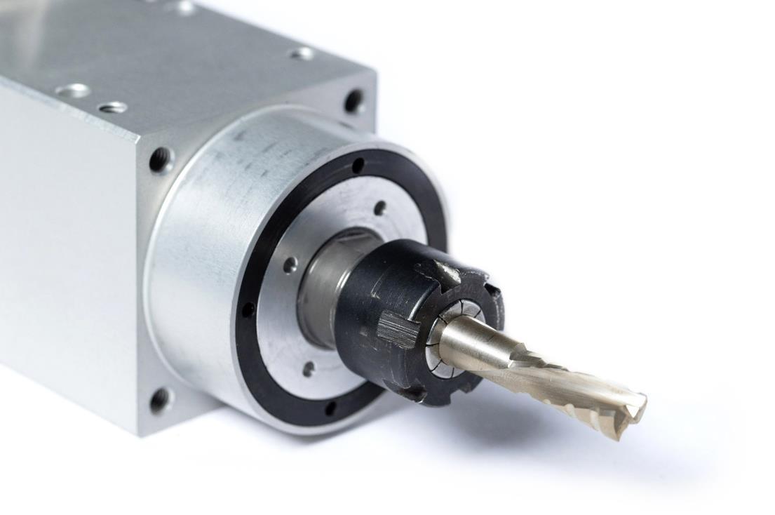 Milling head for automated specimen surface preparation